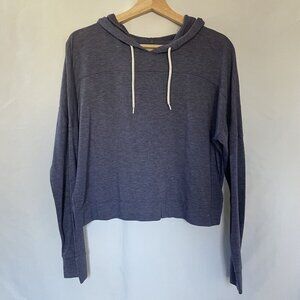 Mossimo Supply Co. indigo lightweight hooded sweater hoodie women's size M